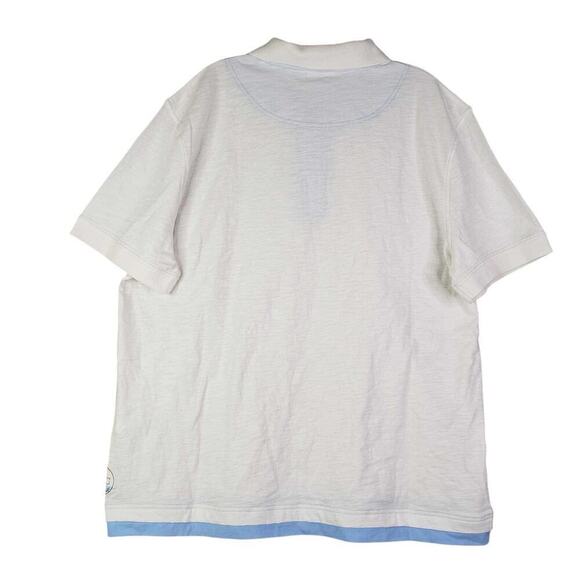 Carbon 2 Cobalt Shirt Polo Golf Mens Polo Stretch Cotton White Size Large L - Picture 3 of 10